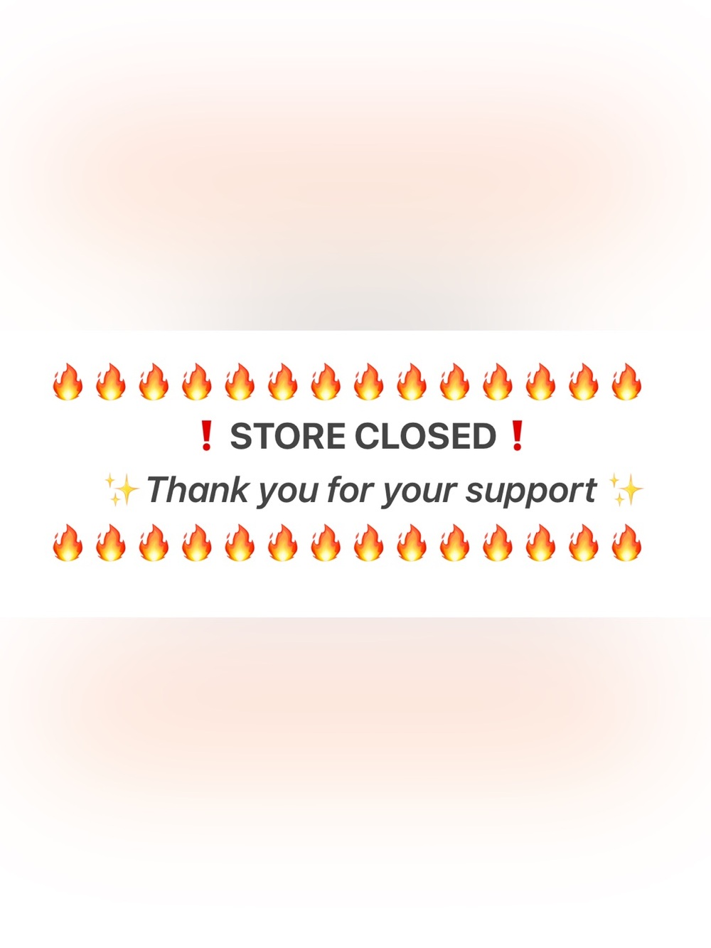 📣✨Store Closing Notice✨📣 - Picture 1 of 1